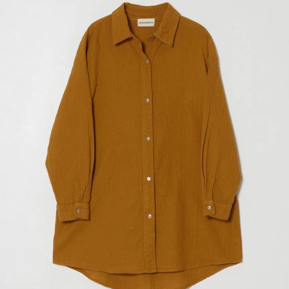 Atelier Delphine - oversized overlay in amber green
